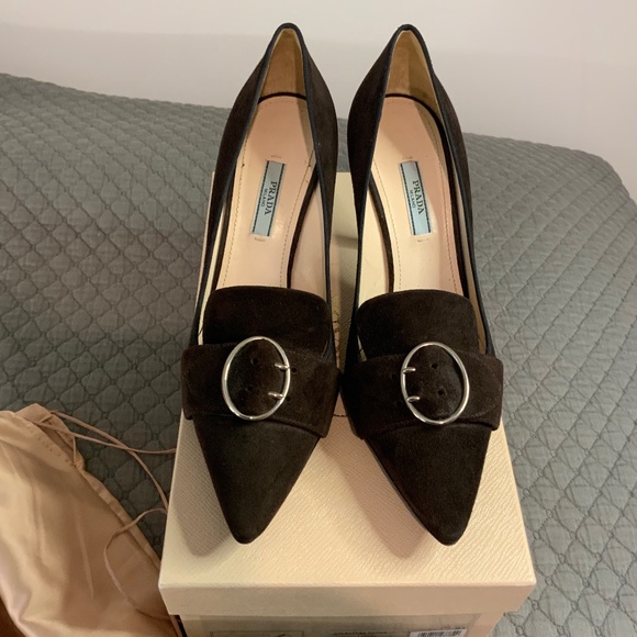 Prada Suede Pumps - Picture 1 of 6